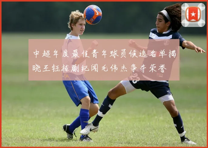 中超年度最佳青年球员候选名单揭晓王钰栋蒯纪闻毛伟杰争夺荣誉